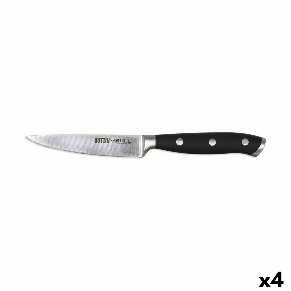 Knife for Chops Quttin Bull 11 cm (4 Units) Quttin