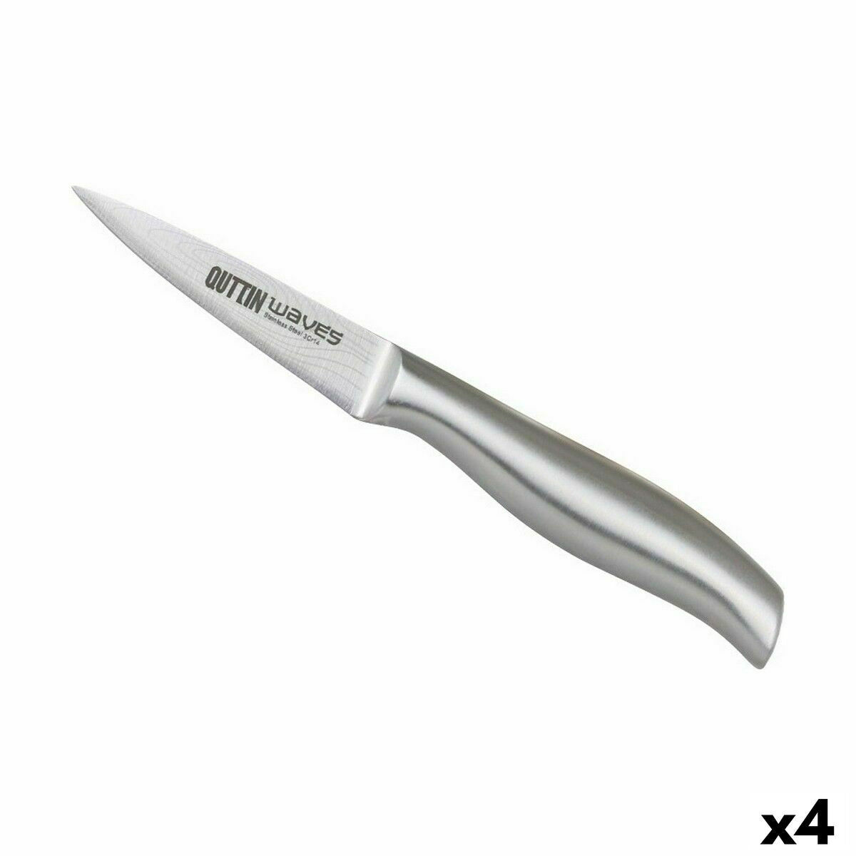 Peeler Knife Quttin Waves 8 cm (4 Units) Quttin