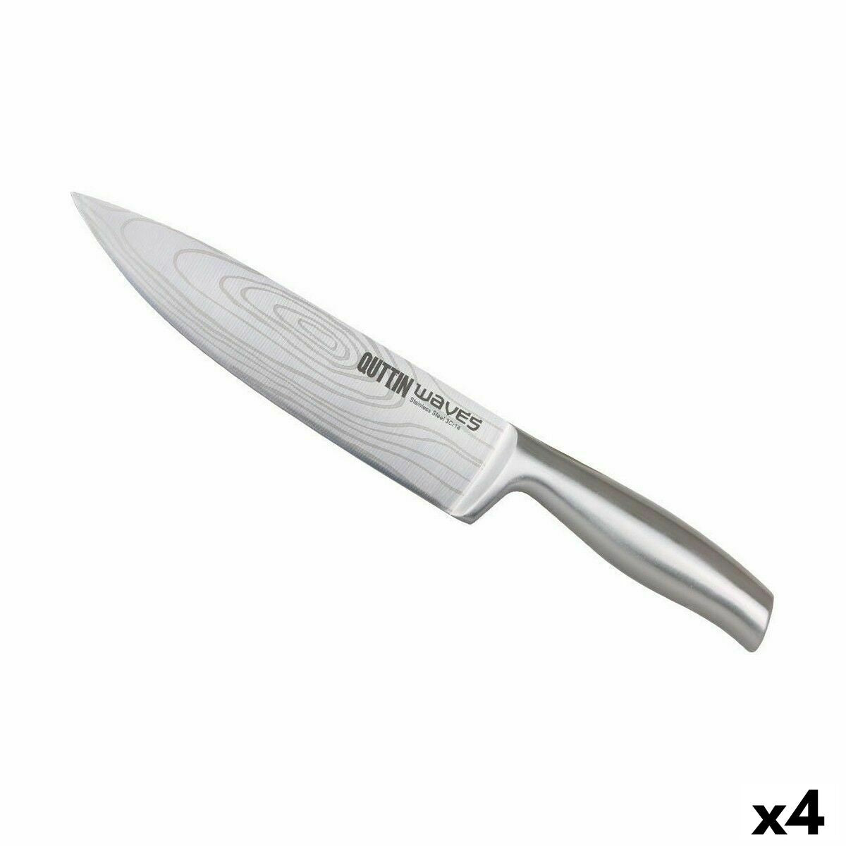 Cuchillo cocinero Quttin Waves 20 cm (4 Unidades)