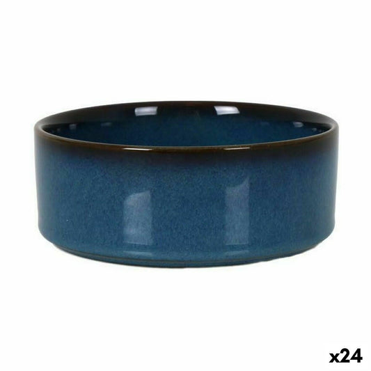 Bowl La Mediterránea Chester Blue 13 x 13 x 5 cm (24 Units) La Mediterránea