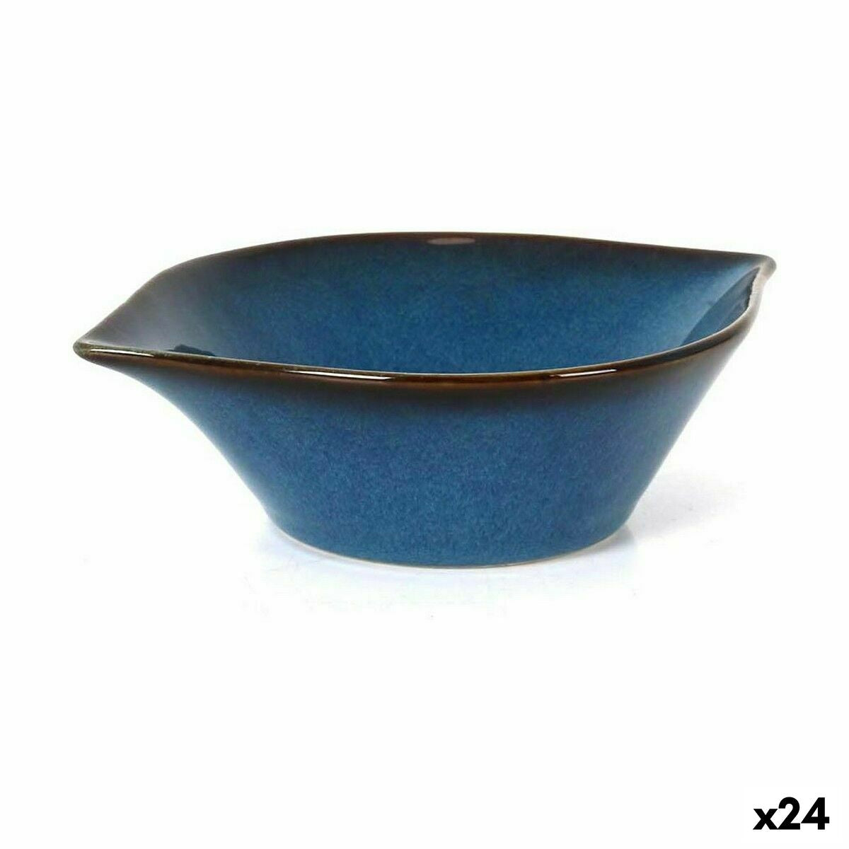 Bowl La Mediterránea Pica-pica Blue 15 x 11,7 x 4,4 cm (24 Units) La Mediterránea