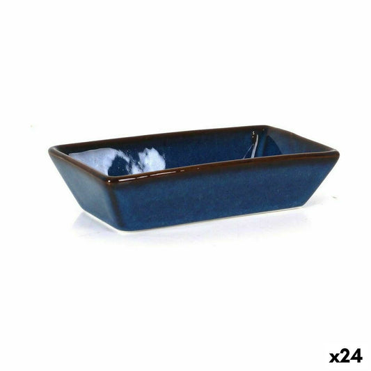 Bowl La Mediterránea Pica-pica Blue 13,8 x 7,2 x 3,2 cm (24 Units) La Mediterránea