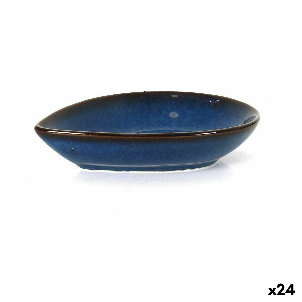 Bowl La Mediterránea Pica-pica Blue 14,4 x 10,5 x 3,1 cm (24 Units) La Mediterránea