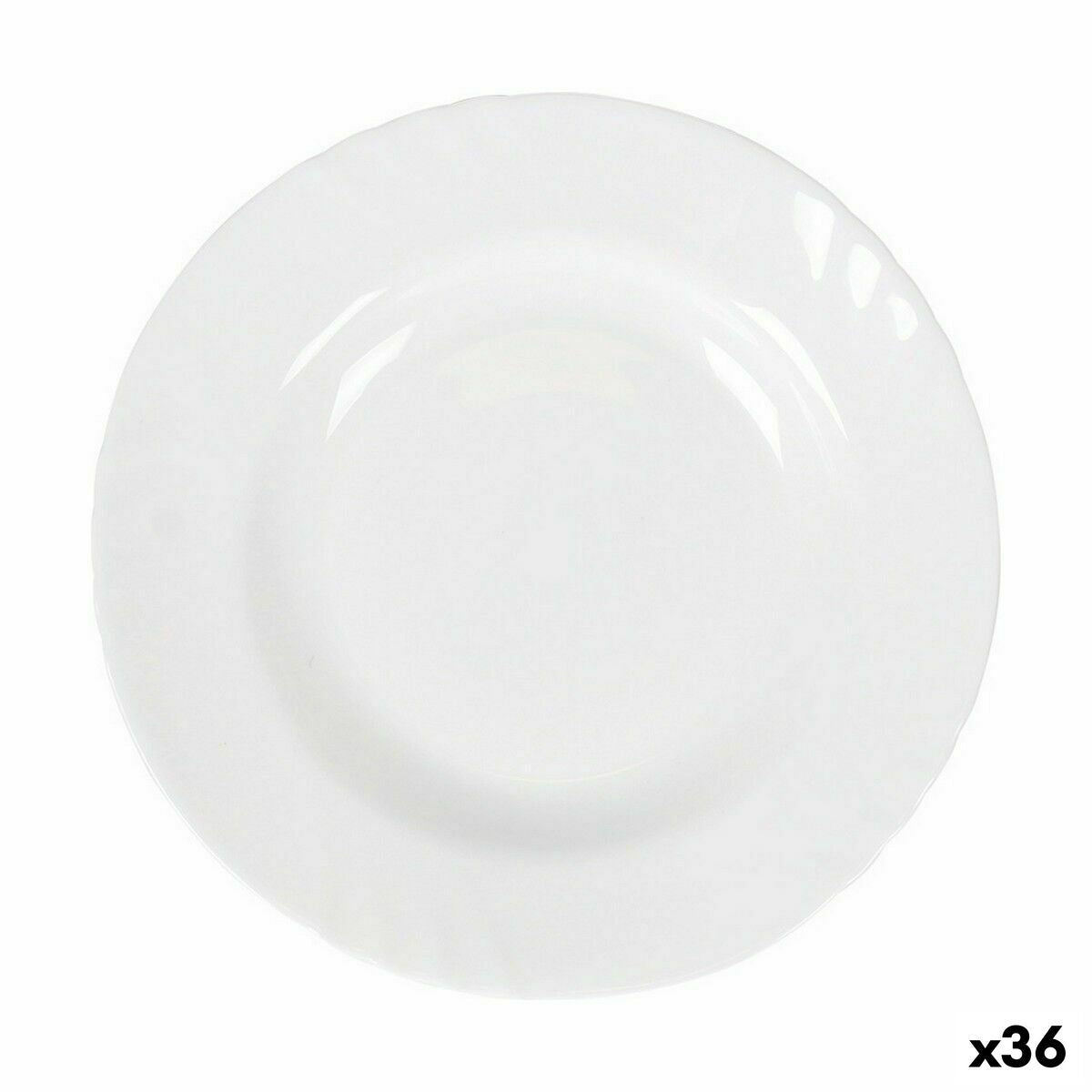 Deep Plate La Mediterránea Everett 23 x 23 x 3 cm (36 Units) La Mediterránea