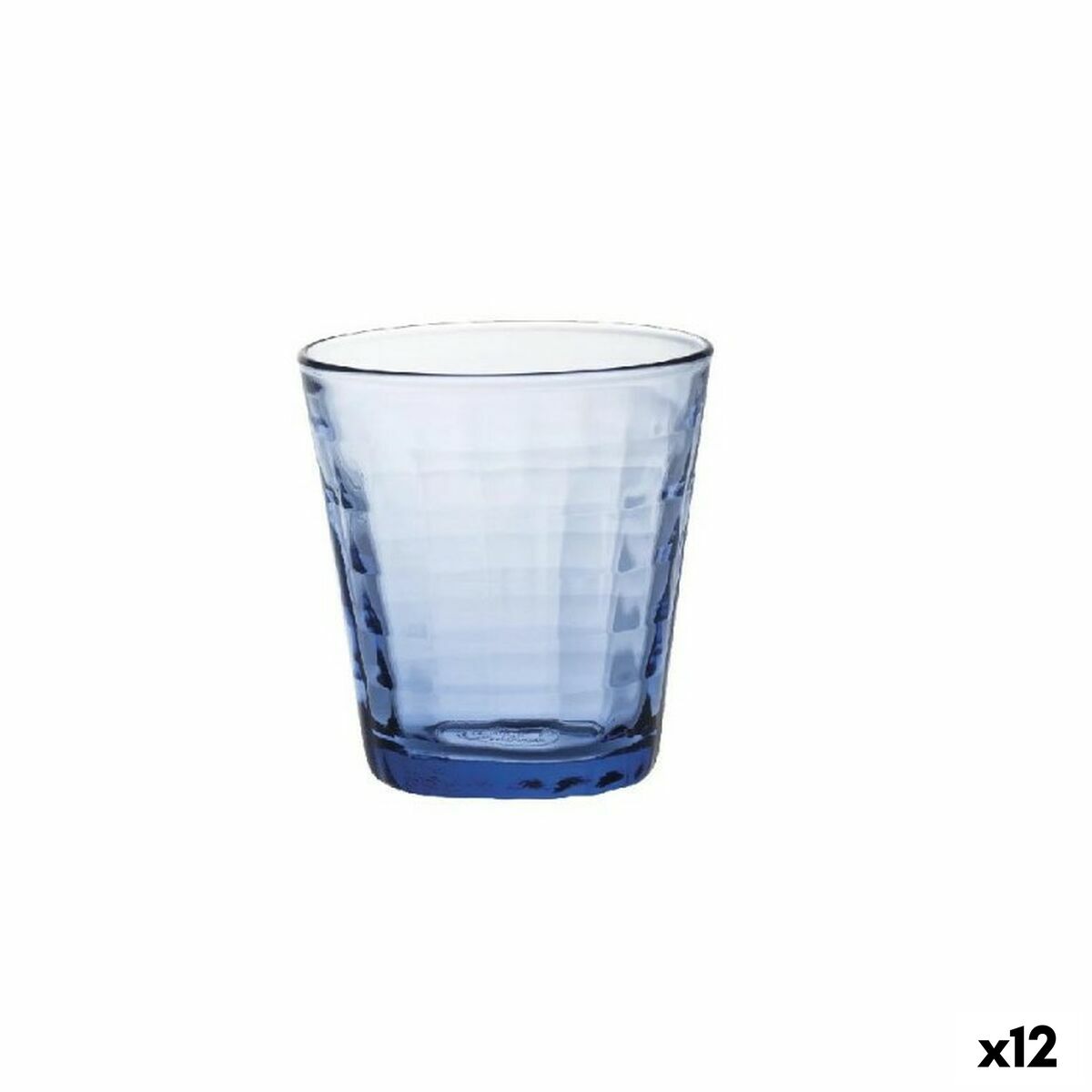 Set of glasses Duralex Prisme Blue 4 Pieces 275 ml (12 Units) Duralex