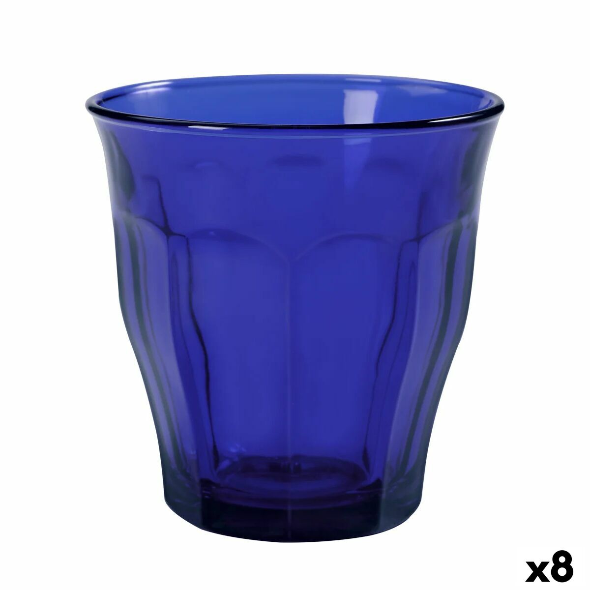 Gläserset Duralex Picardie Blau 6 Stück 310 ml (8 Stück)