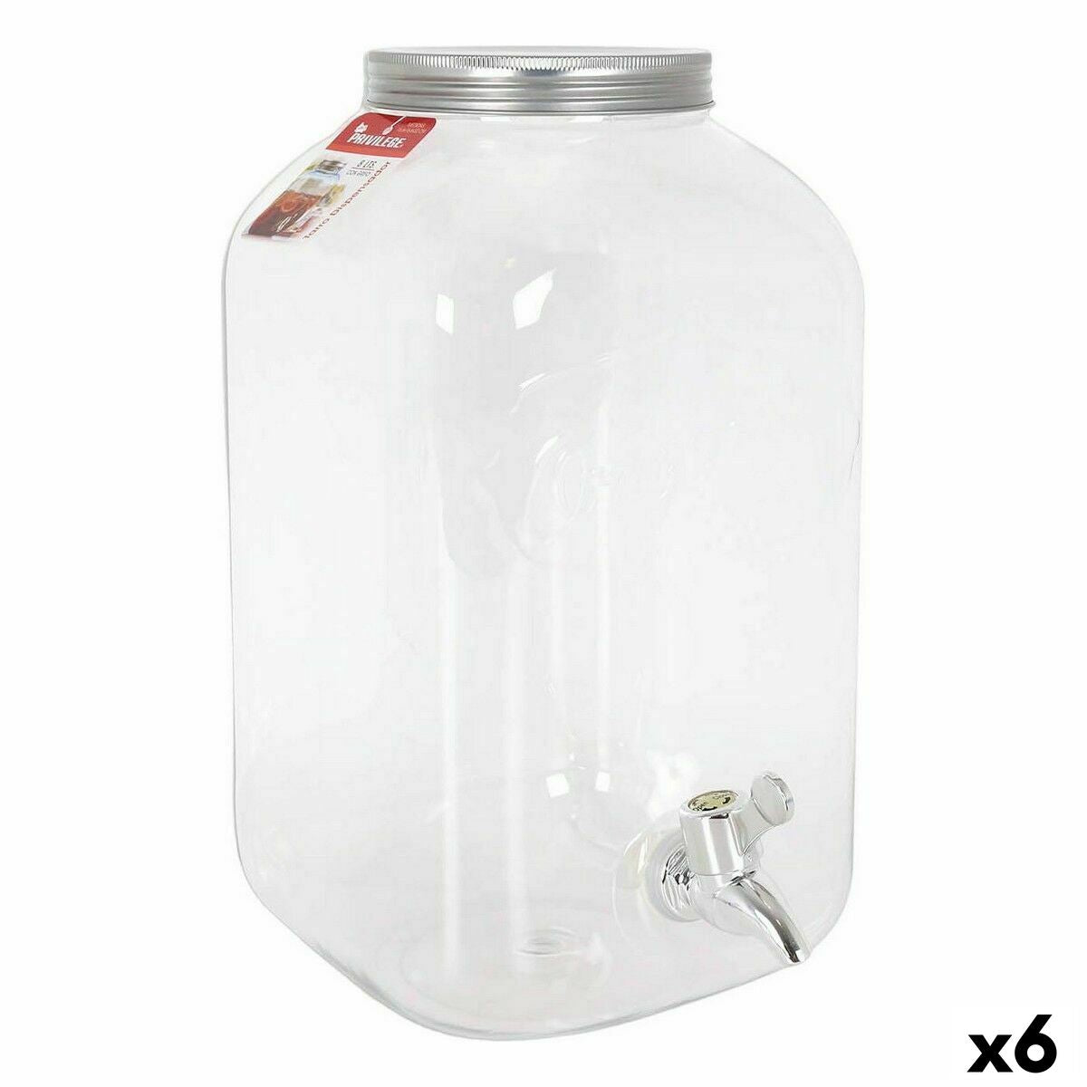 Drinks dispenser Privilege Jar 8 L (6 Units) Privilege