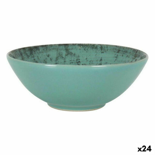 Bowl La Mediterránea Aspe Turquoise Ø 16,3 x 6,1 cm (24 Units) La Mediterránea