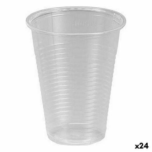 Set of reusable glasses Algon Transparent 25 Pieces 200 ml (24 Units) Algon