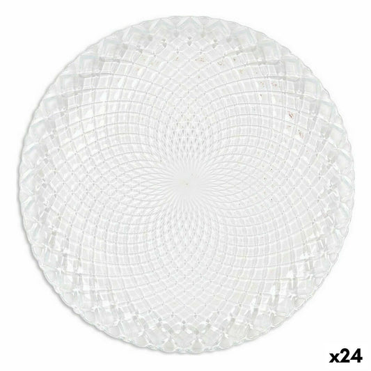 Dessert Dish La Mediterránea Diamond ø 19 x 1,7 cm (24 Units) La Mediterránea