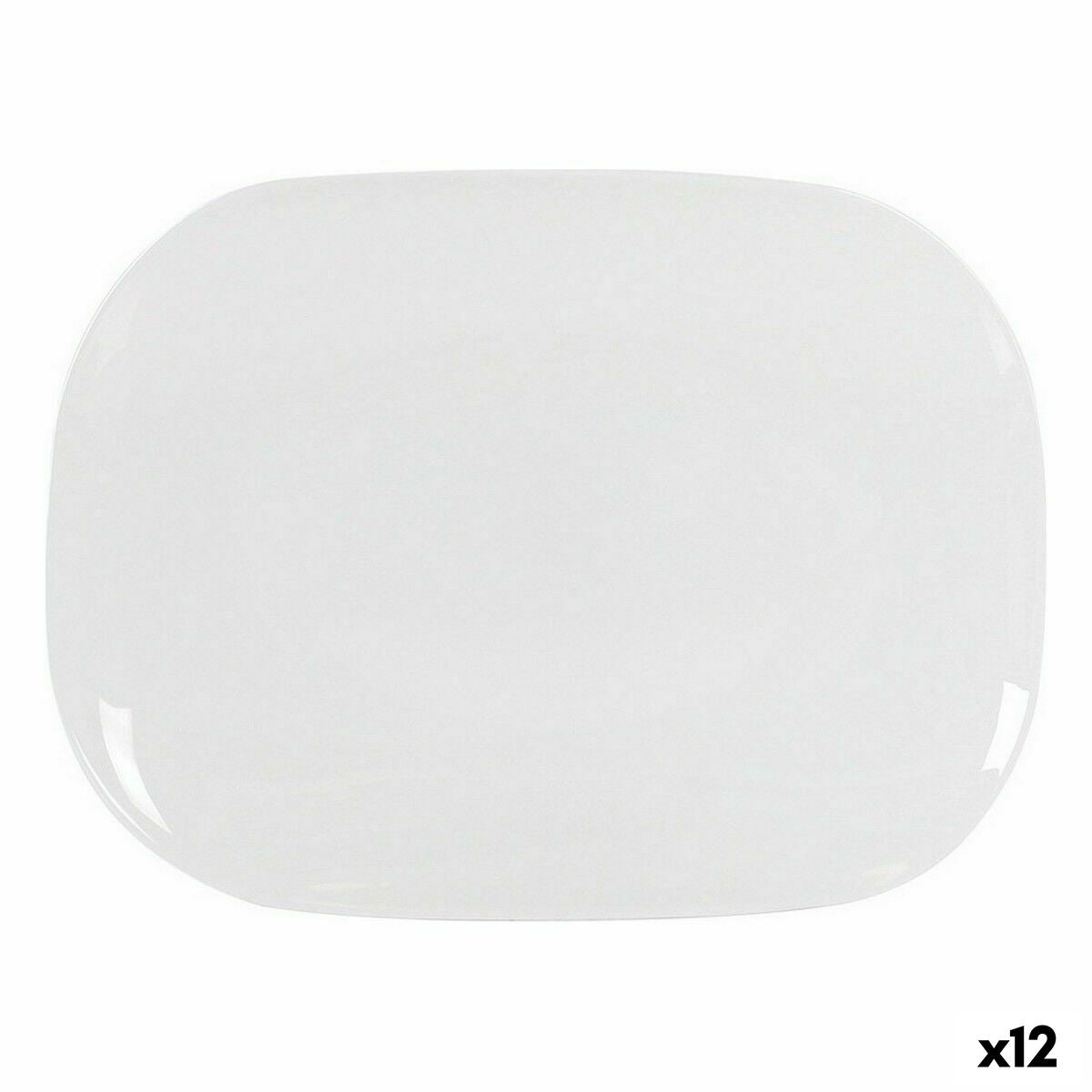 Serving Platter La Mediterránea Palaos Rectangular 30,4 x 22,7 cm (12 Units) La Mediterránea