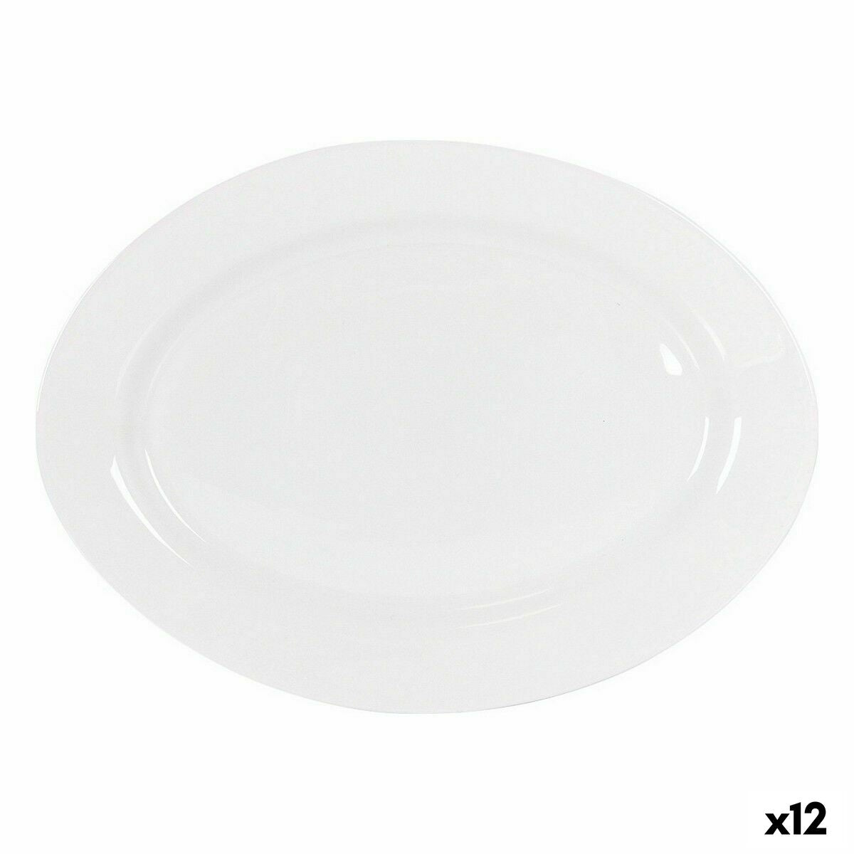 Serving Platter La Mediterránea Temara Oval 30,5 x 22,2 cm (12 Units) La Mediterránea