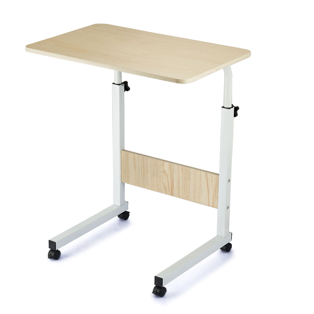 Folding Side Table Confortime Wood Metal 50 x 40 x 65 cm (3 Units) Confortime