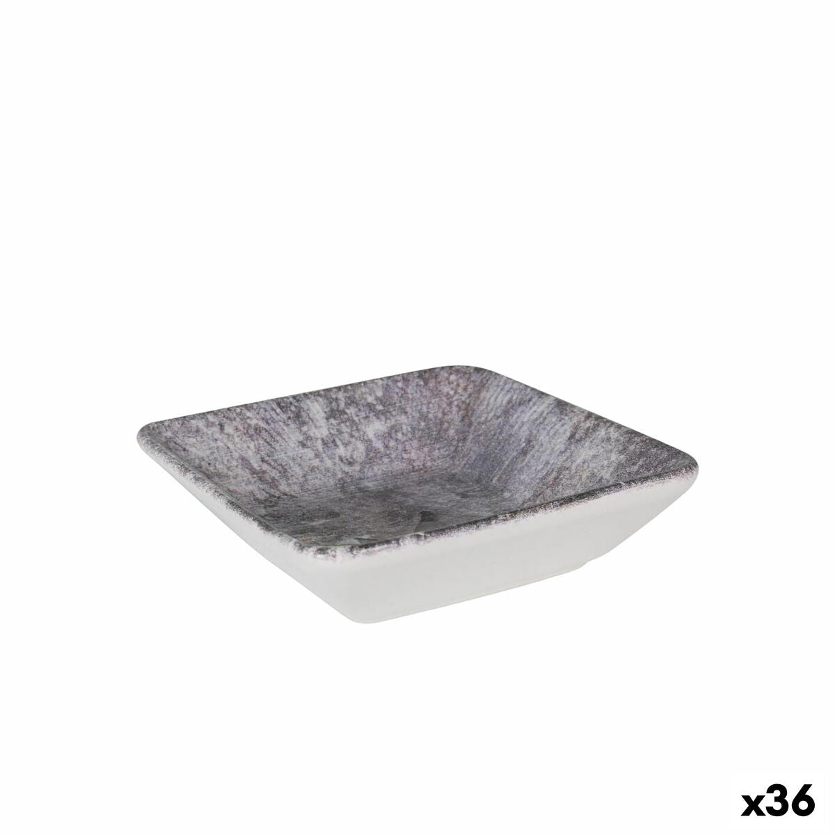 Snack Bowl La Mediterránea Stonehenge 12,5 x 12,5 x 3,5 cm (36 Units) La Mediterránea