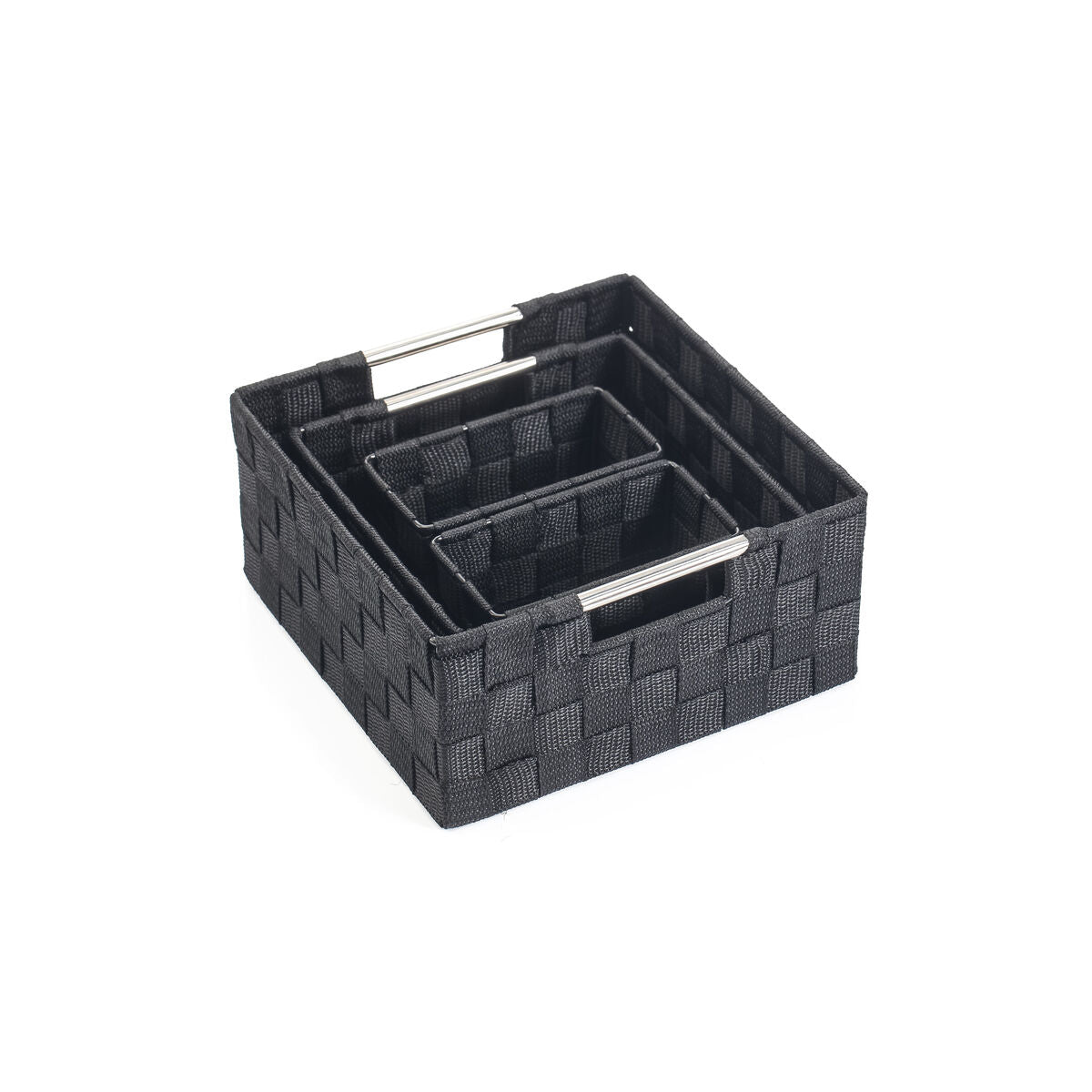 Basket set Confortime polypropylene 4 Pieces (6 Units) Confortime