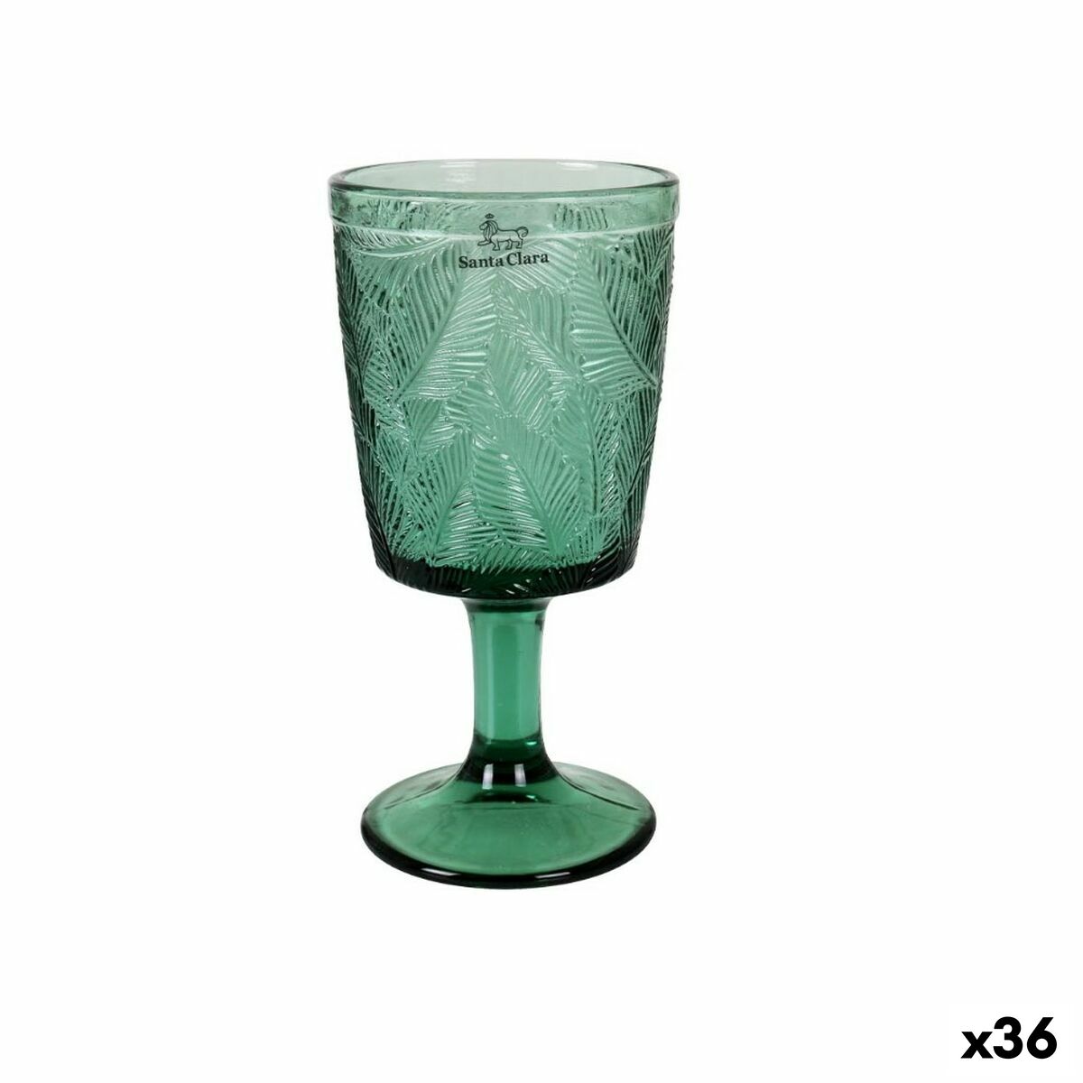 Wineglass Santa Clara Turia 320 ml Green (36 Units) Santa Clara