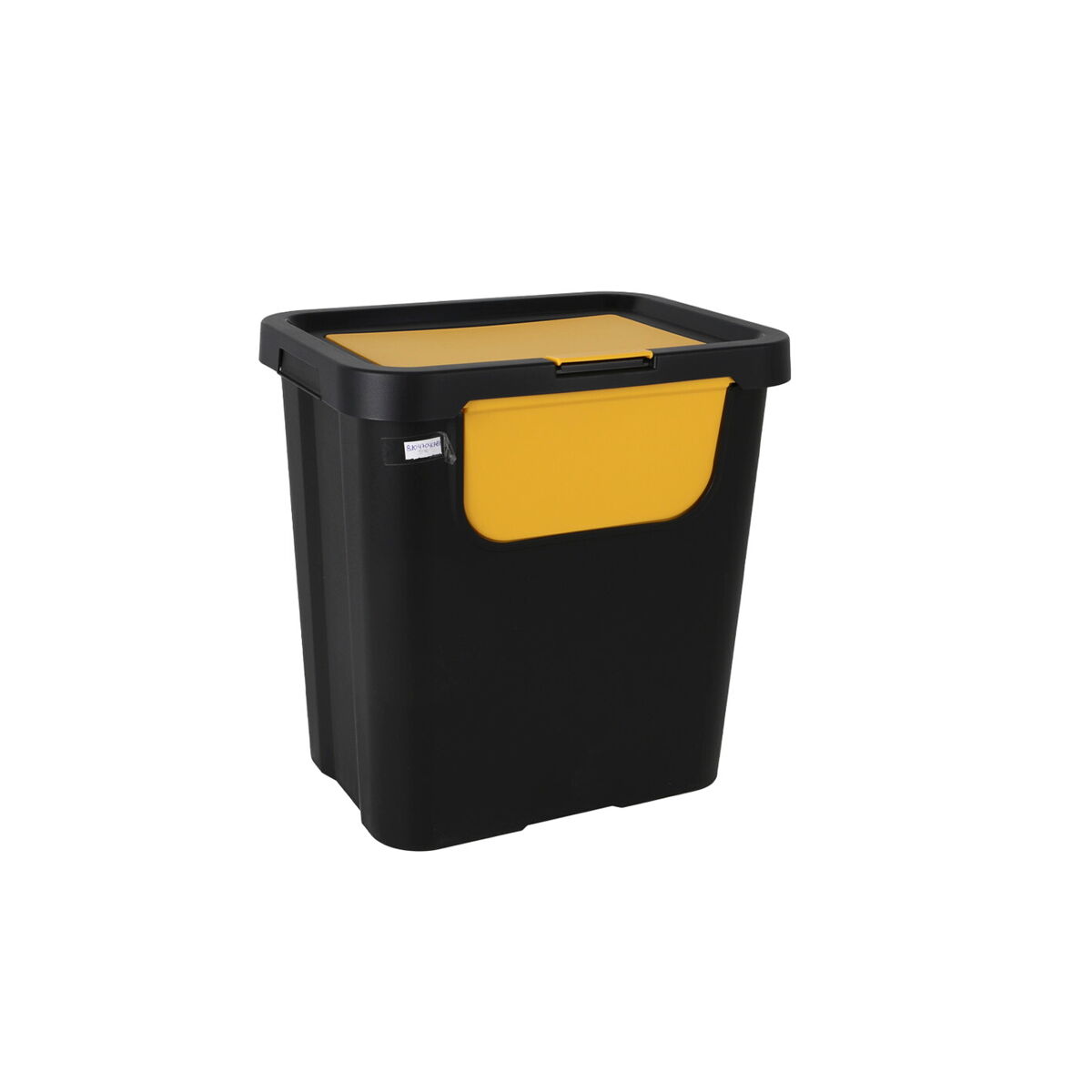 Recycling Waste Bin Tontarelli Moda double Yellow (6 Units) 24 L Tontarelli