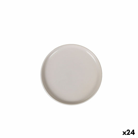 Snack tray La Mediterránea Ivory Circular Ø 15,4 x 2,1 cm (24 Units) La Mediterránea