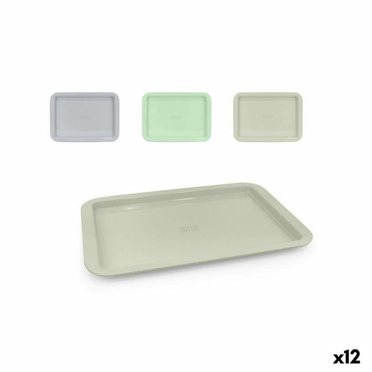 Breakfast tray Quttin Metal 48 x 33,5 x 1,8 cm (12 Units) Quttin