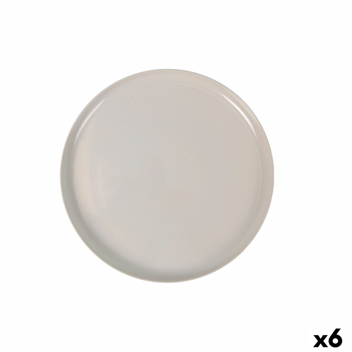 Snack tray La Mediterránea Ivory Circular Ø 32,1 x 3,1 cm (6 Units) La Mediterránea