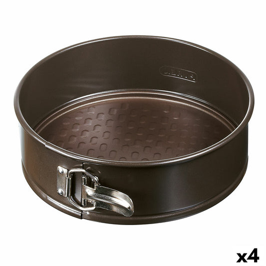 Molde para Horno Pyrex Asimetria Circular Metal 4 Unidades Ø 26 cm