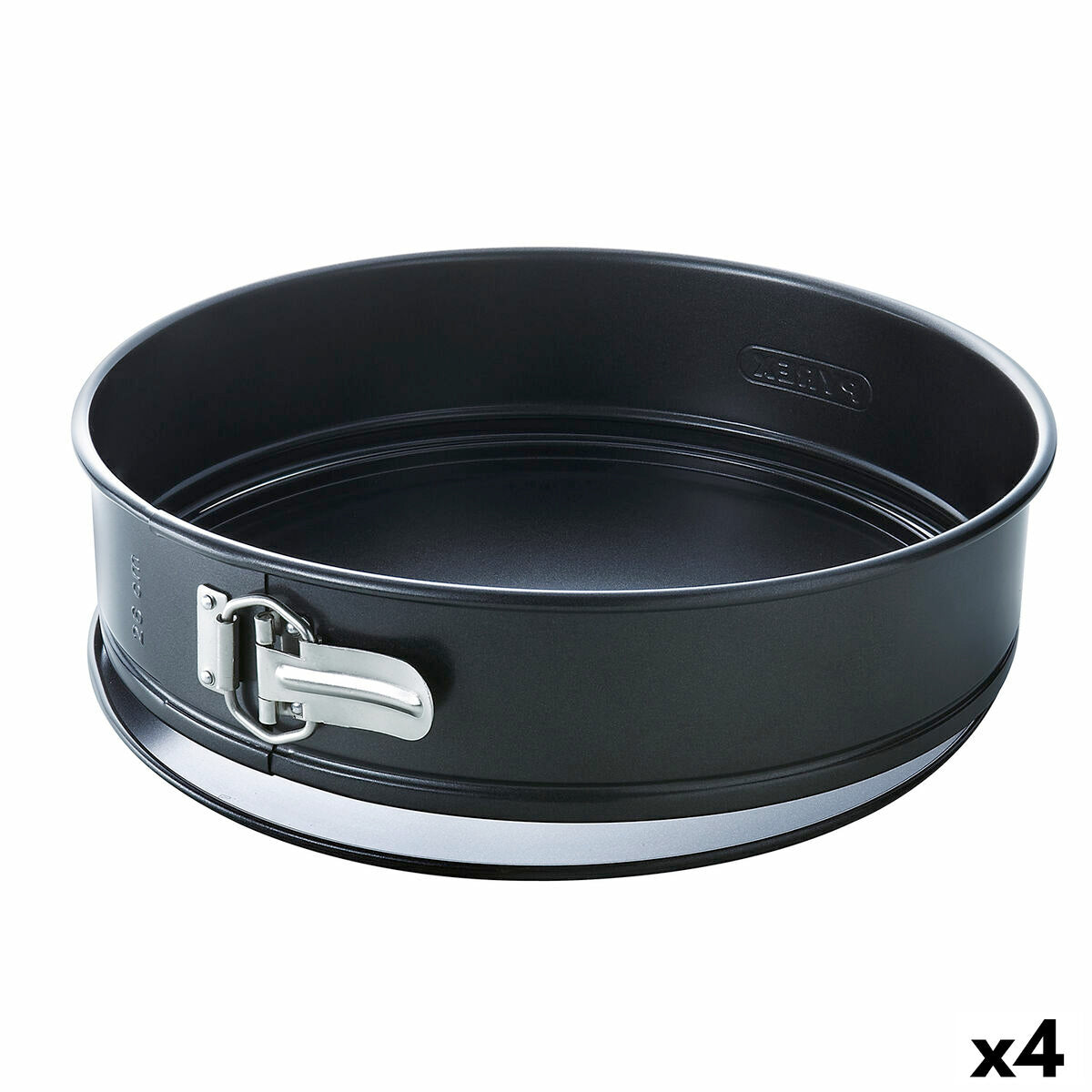 Springform Pan Pyrex Magic Circular Black 20 cm Metal 4 Units Pyrex