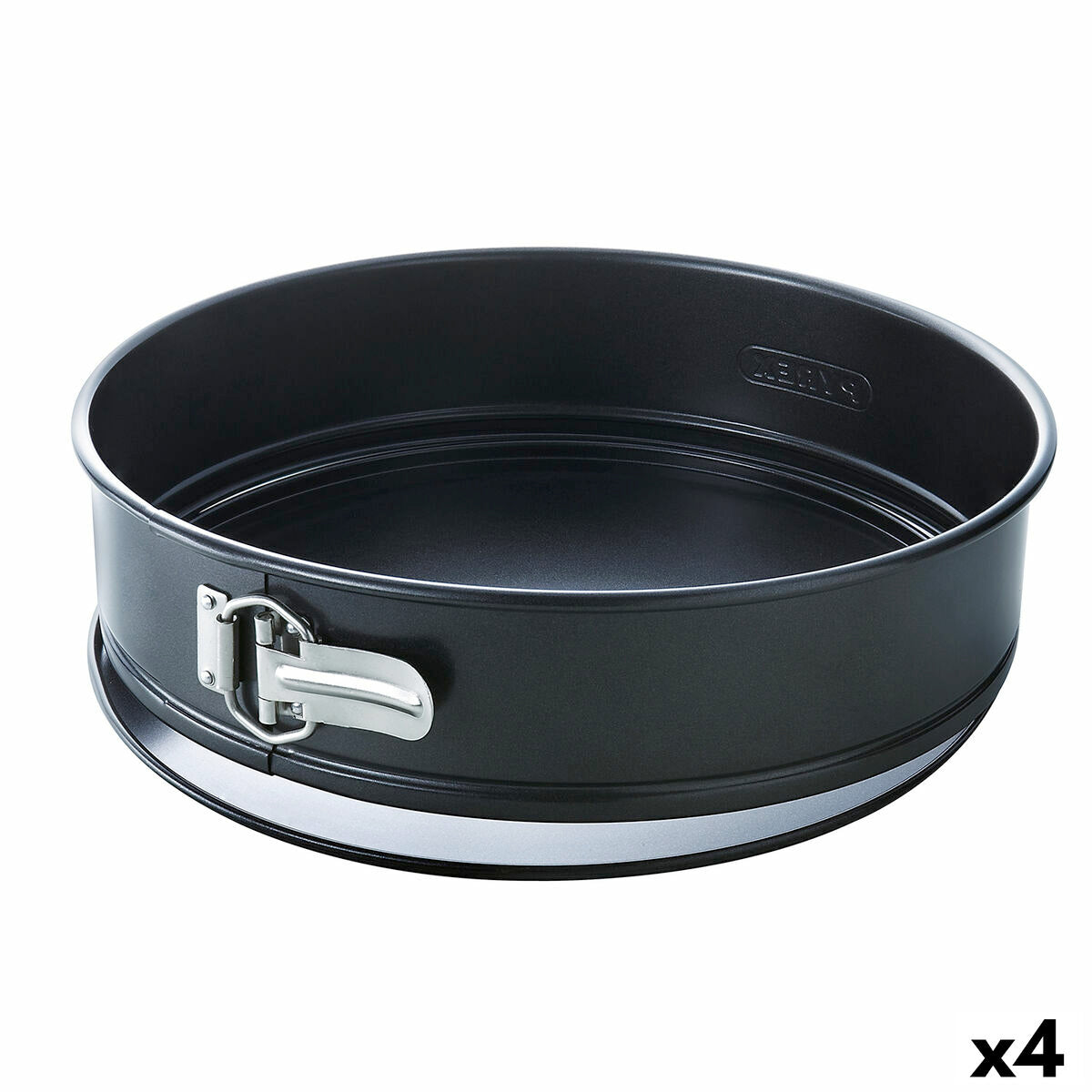 Springform Pan Pyrex Magic Circular Black 23 cm 4 Units Pyrex