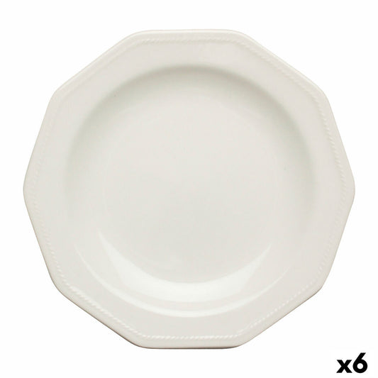 Dessert dish Churchill Artic Ceramic White China crockery (Ø 20,5 cm) (6 Units) Churchill