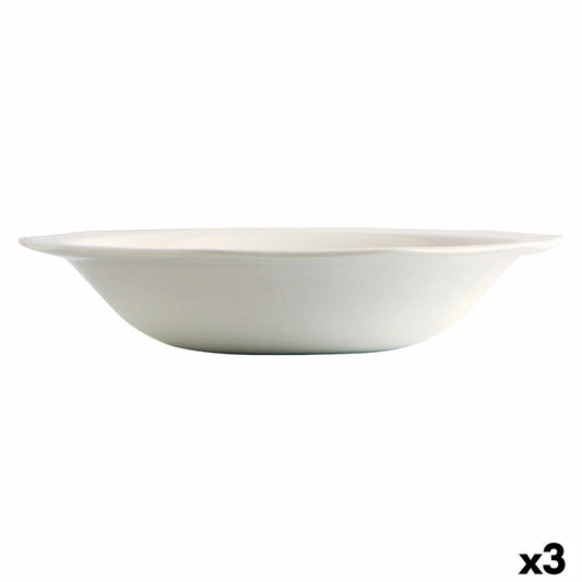 Salad Bowl Churchill Artic Ceramic White China crockery (Ø 27,5 cm) (3 Units) Churchill