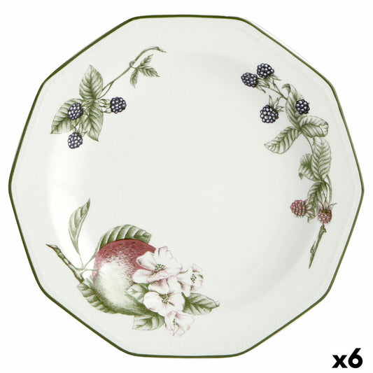 Flat Plate Churchill Victorian Orchard Ceramic China crockery Ø 27 cm (6 Units) Churchill