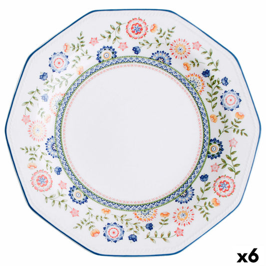 Flat plate Churchill Bengal Ceramic China crockery (Ø 27 cm) (6 Units) Churchill