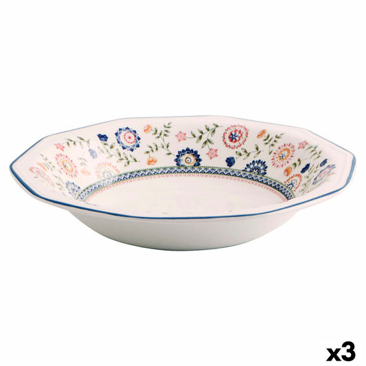 Salad Bowl Churchill Bengal Ceramic China crockery Ø 26,5 cm (3 Units) Churchill