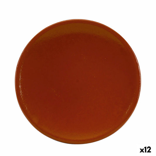 Tray Raimundo Barro Profesional Brown Ceramic Baked clay Ø 22 cm Refractor (12 Units) Raimundo