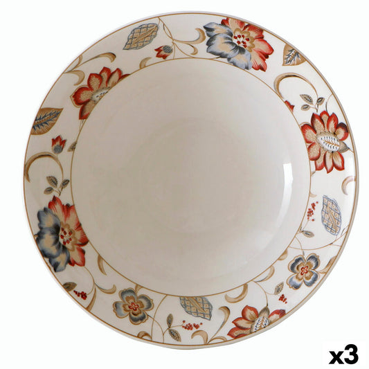 Salad Bowl Queen´s By Churchill Jacobean Ceramic China crockery (Ø 23,5 cm) (3 Units) Queen´s