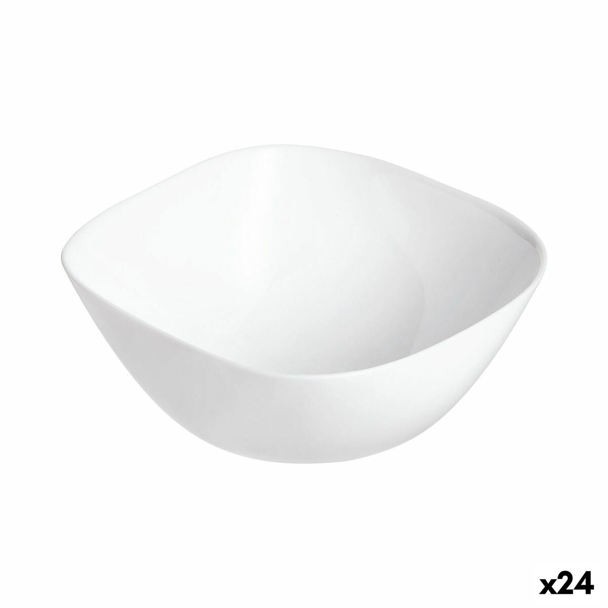 Bowl Luminarc Multiusos Multi-use Ø 14 cm White Glass (24 Units) Luminarc