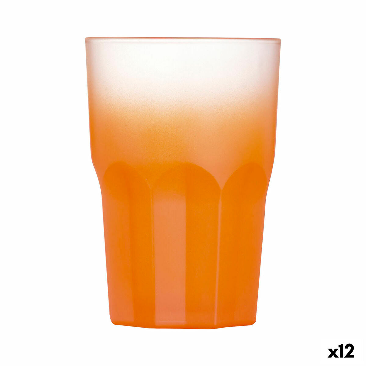 Glass Luminarc Summer Pop Orange Glass 12 Units 400 ml Luminarc