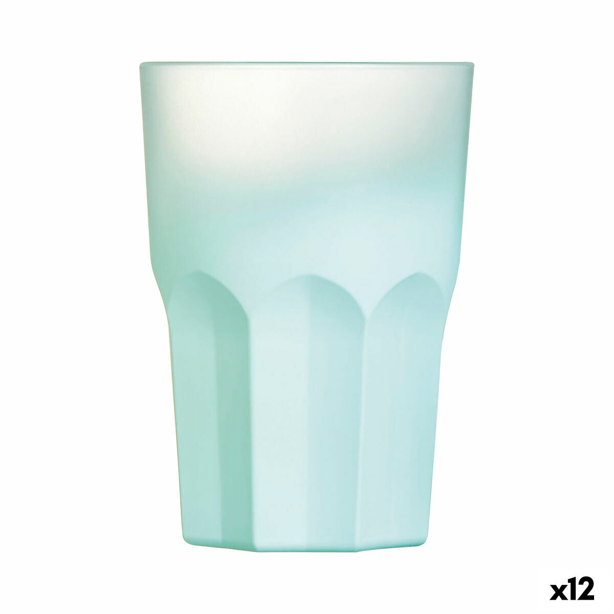 Glass Luminarc Summer Pop Turquoise Glass 12 Units 400 ml Luminarc