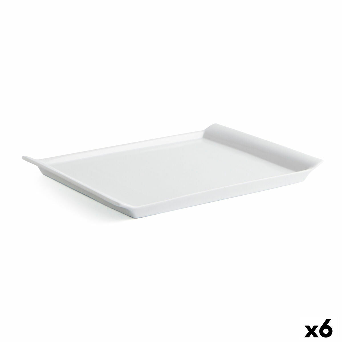 Serving Platter Quid Gastro Fresh Ceramic White (31 x 23 cm) (6 Units) Quid