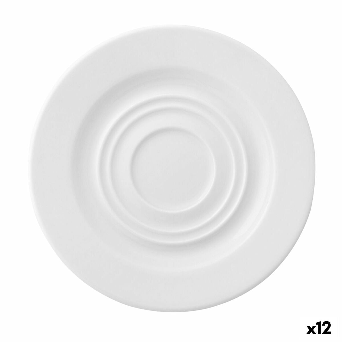 Plate Ariane Prime Breakfast Ceramic White (Ø 15 cm) (12 Units) Ariane