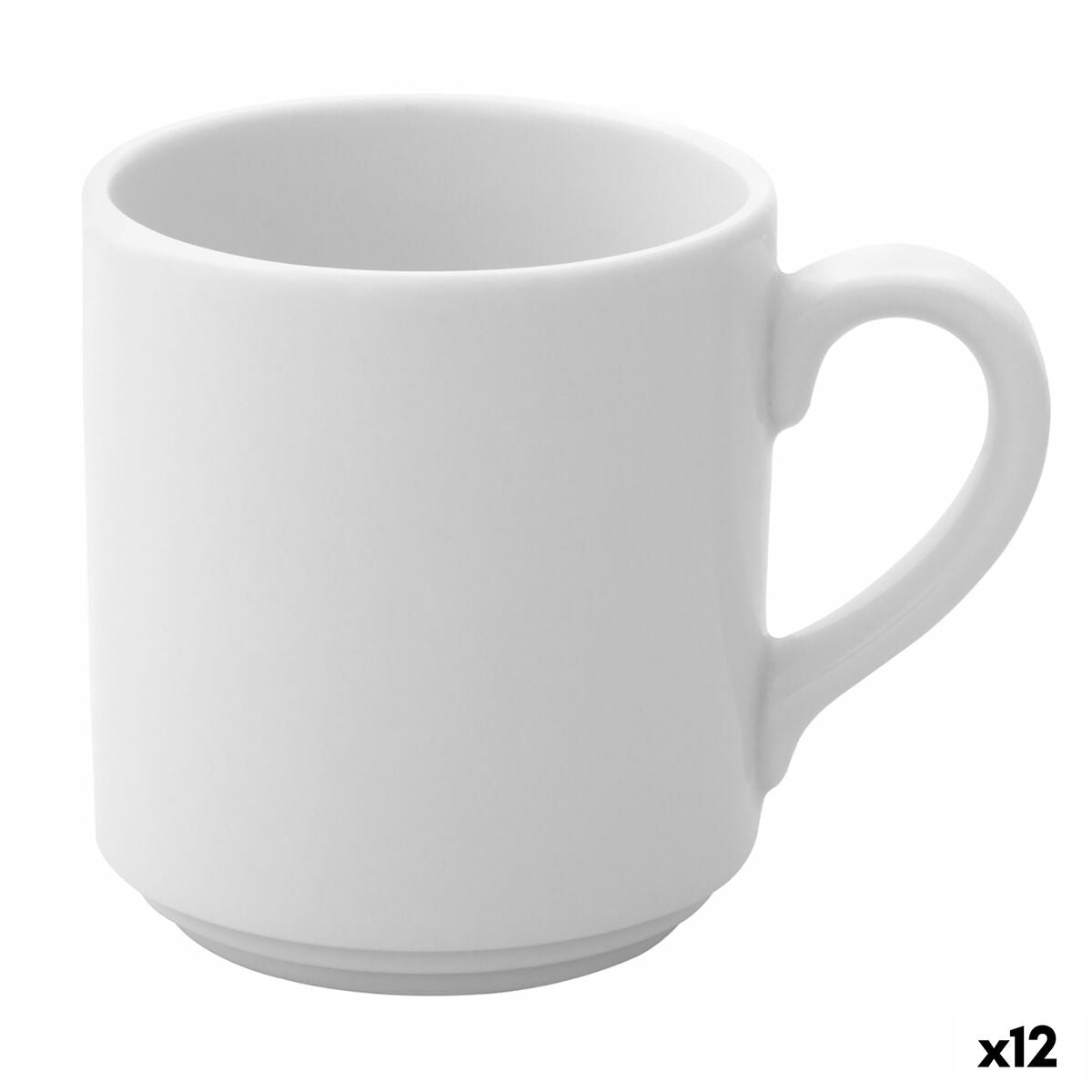 Cup Ariane Prime Coffee Ceramic White (90 ml) (12 Units) Ariane