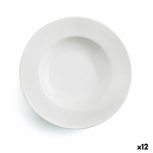 Deep Plate Ariane Orba Ceramic White 23 cm (12 Units) Ariane