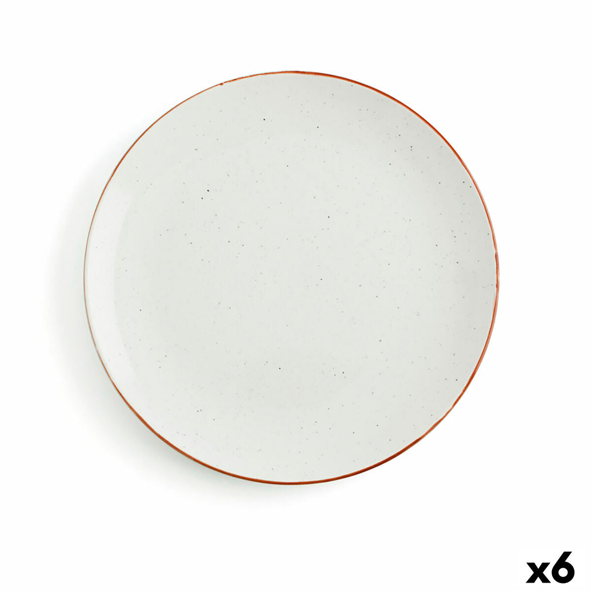 Flat plate Ariane Terra Ceramic Beige (Ø 29 cm) (6 Units) Ariane