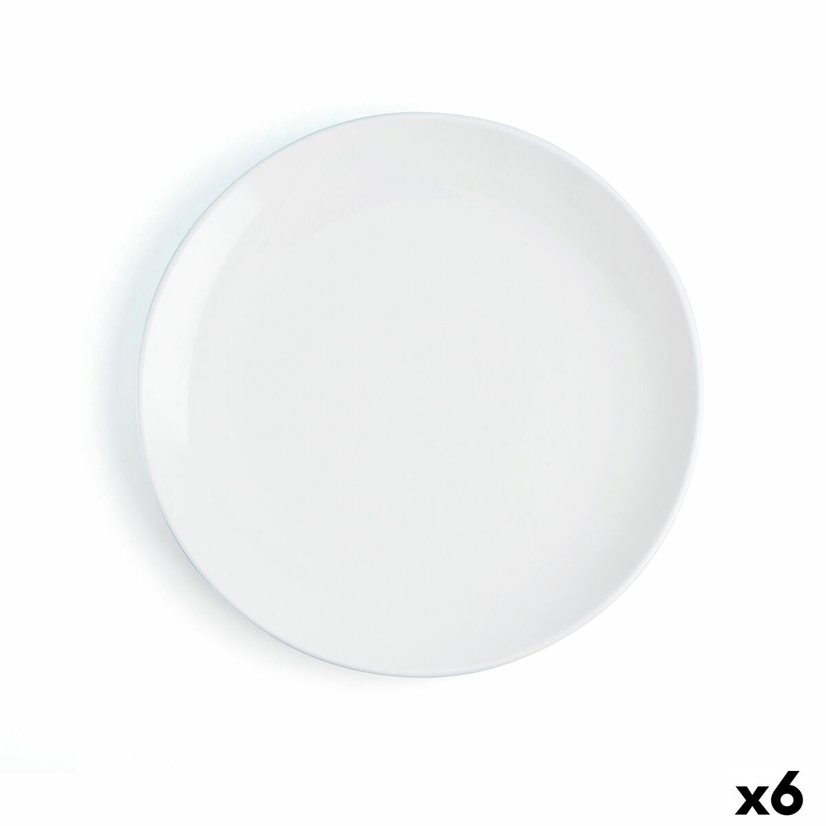 Flat plate Ariane Vital Coupe Ceramic White (Ø 31 cm) (6 Units) Ariane