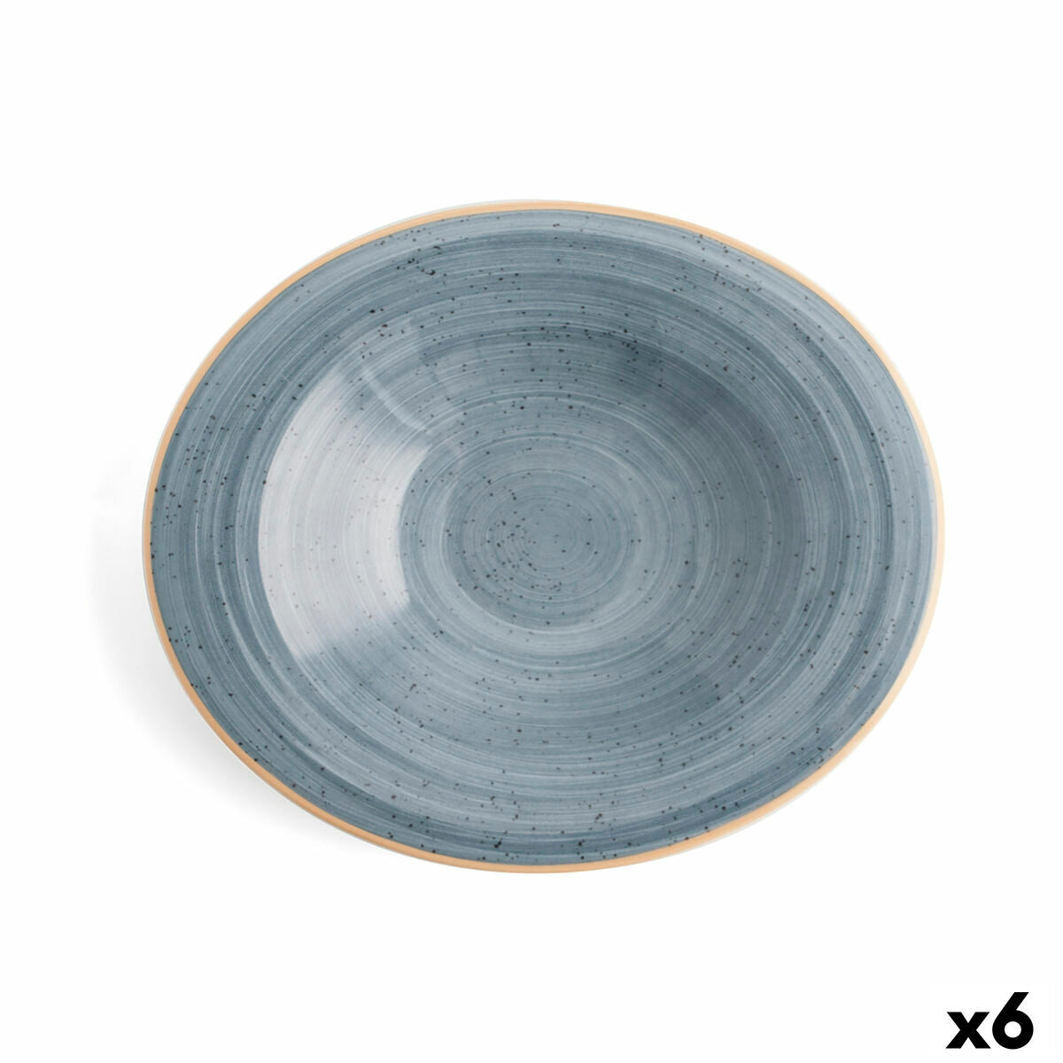 Deep Plate Ariane Terra Ceramic Blue (Ø 29 cm) (6 Units) Ariane