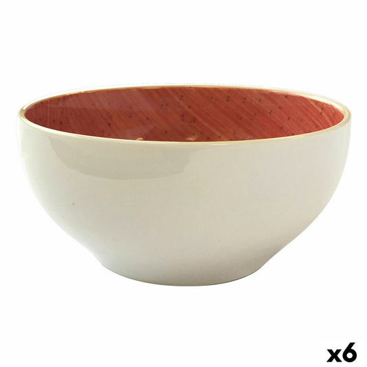 Bowl Ariane Terra Ceramic Red (Ø 15 cm) (6 Units) Ariane