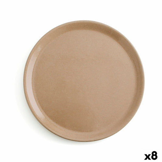 Flat Plate Anaflor Barro Anaflor Beige Baked clay Ø 31 cm Meat (8 Units) Anaflor