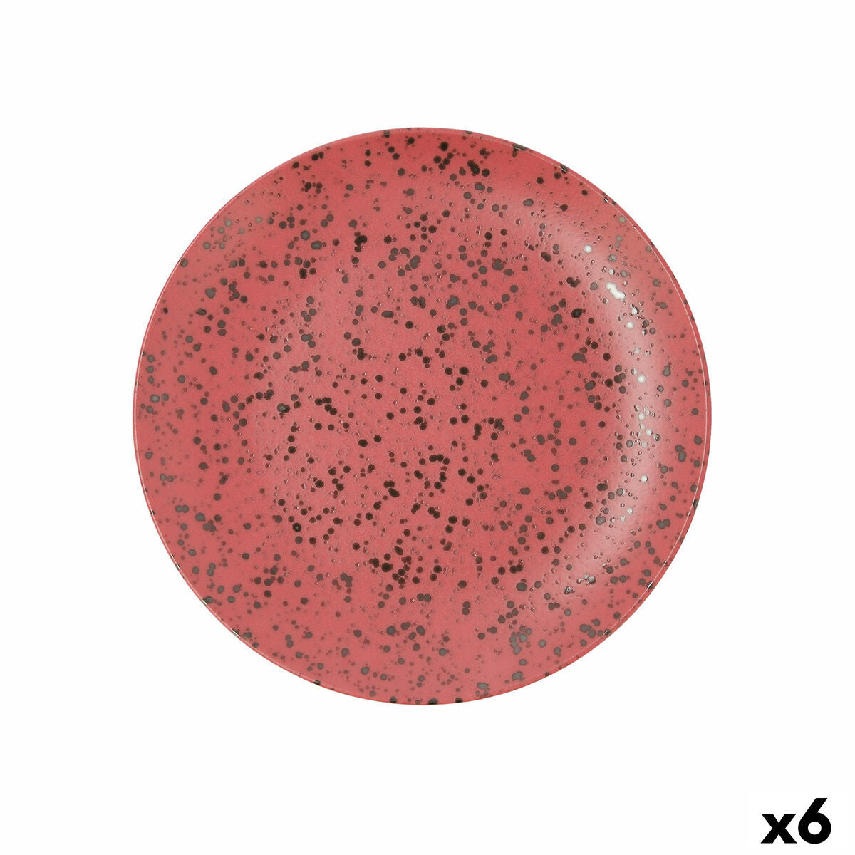 Flat plate Ariane Oxide Ceramic Red (Ø 27 cm) (6 Units) Ariane