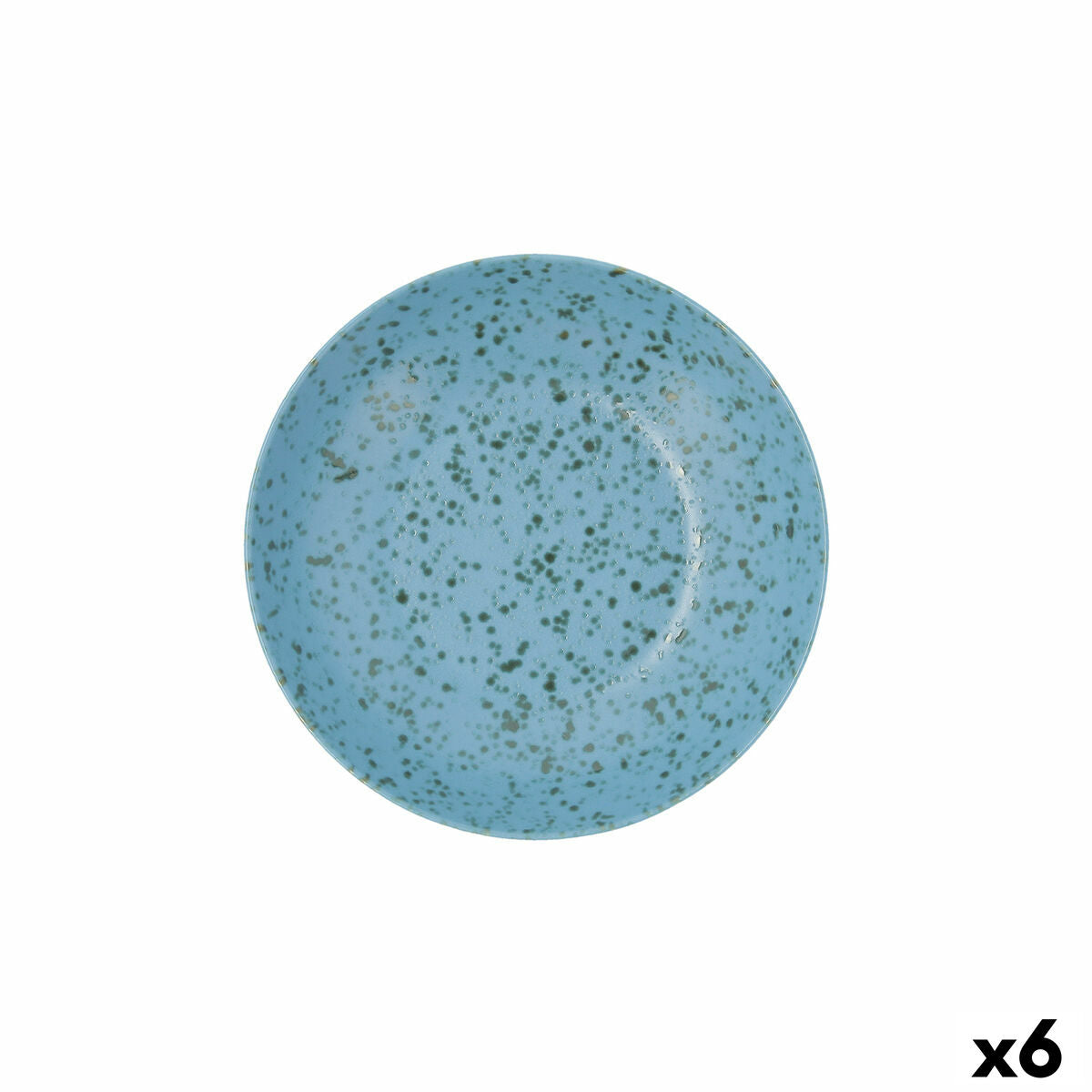 Deep Plate Ariane Oxide Ceramic Blue (Ø 21 cm) (6 Units)