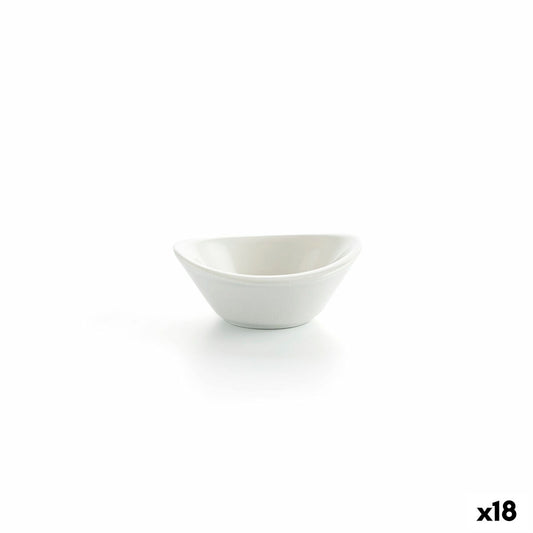 Bowl Ariane Alaska Mini Ceramic White (8,5 x 8,3 x 3,5 cm) (18 Units) Ariane