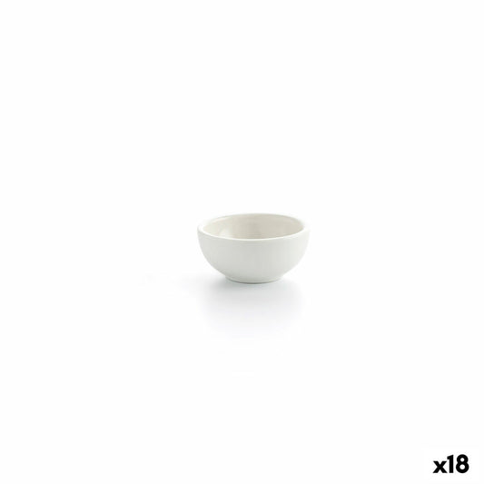 Bowl Ariane Alaska White Ceramic 5,6 x 2,6 cm (18 Units) Ariane